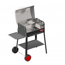 Ferraboli Barbecue a Carbonella e Legna griglia cromata con dimensioni di 56x35 cm modello Garda - 0152