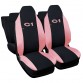 Coprisedili Citroen C1 bicolore Rosa - linea donna