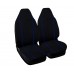 Coprisedili compatibile per Smart Fortwo Con Rigo Blu -  W450 (1998-07) - Nero