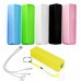 Power Bank universale batteria esterna 8800 mAh con cavo per samsung iphone htc nokia tablet