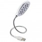 Lampada 13 led attacco usb