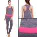 TUTA YOGA TAGLIA UNICA LUNGO FUSCSIA TESSUTO SUPER ELASTICO CONFORTEVOLE	