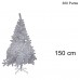 ALBERO DI NATALE COLORAZIONE BIANCO DI 150CM CON 300 PUNTE COD. 7570